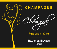 Etiquette de la cuvée Brut Blanc de Blancs